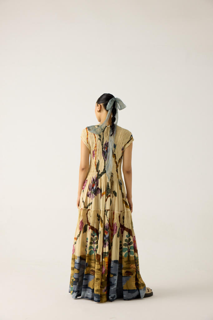 JULY DRESS-SAFARI cotton by CORD in multi for women in Singapore