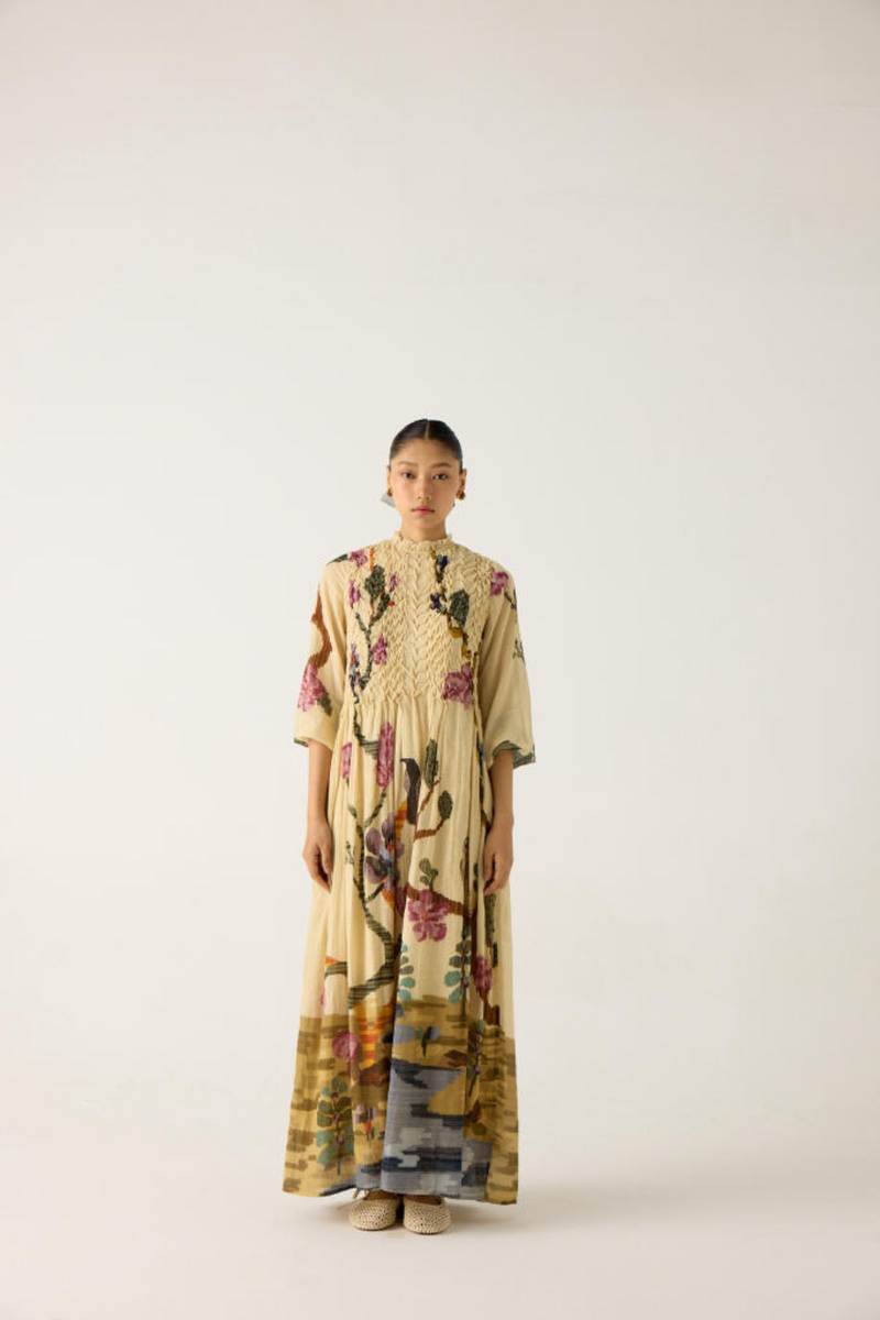 JUNE DRESS-SAFARI cotton by CORD in multi for women in Singapore