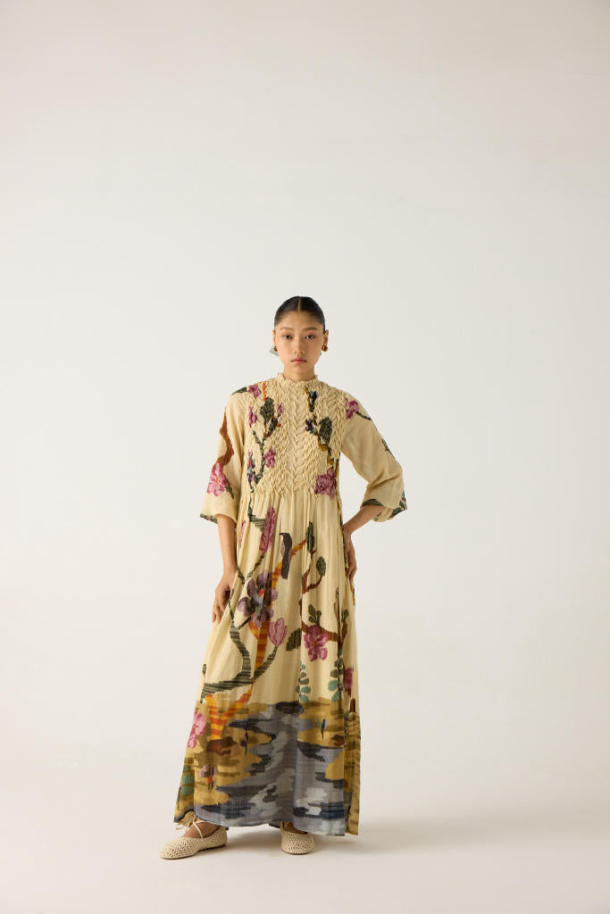 JUNE DRESS-SAFARI cotton by CORD in multi for women in Singapore
