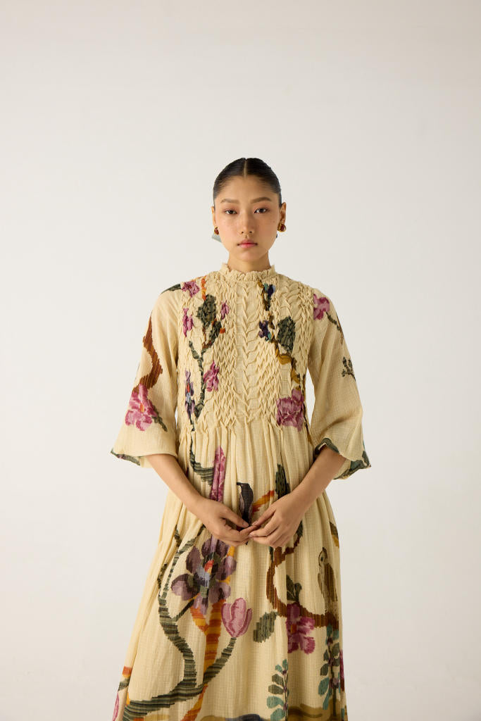 JUNE DRESS-SAFARI cotton by CORD in multi for women in Singapore