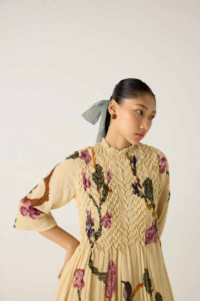 JUNE DRESS-SAFARI cotton by CORD in multi for women in Singapore