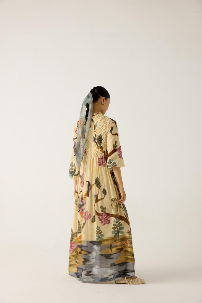 JUNE DRESS-SAFARI cotton by CORD in multi for women in Singapore