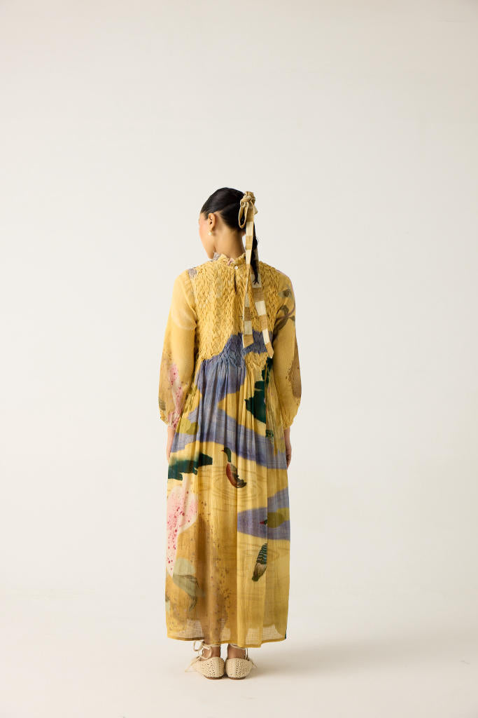 JUNE DRESS-WALLFLOWER cotton by CORD in multi for women in Singapore