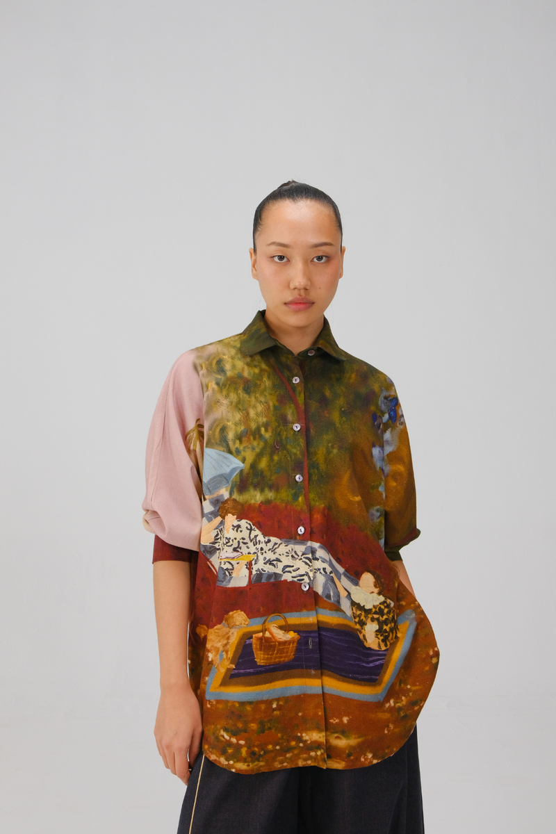 KIERA SHIRT-Lakeside rayon by CORD for women in Singapore