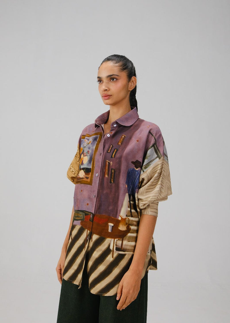 KIERA SHIRT-Living Room rayon by CORD for women in Singapore