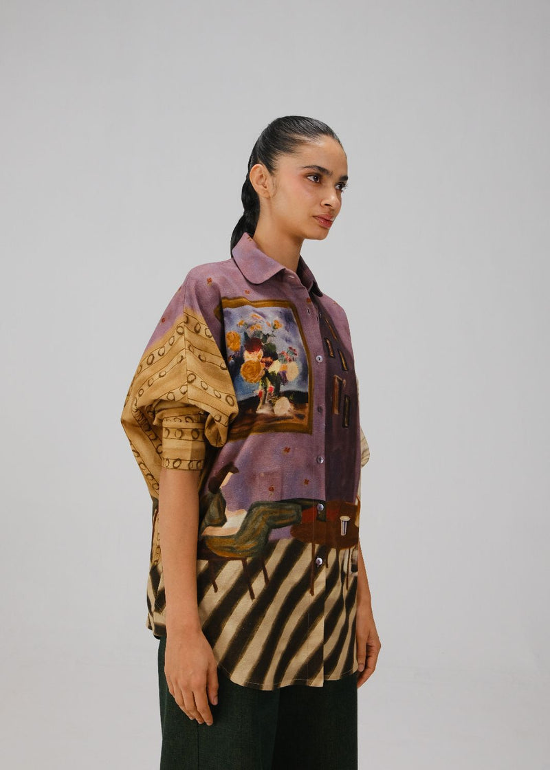 KIERA SHIRT-Living Room rayon by CORD for women in Singapore