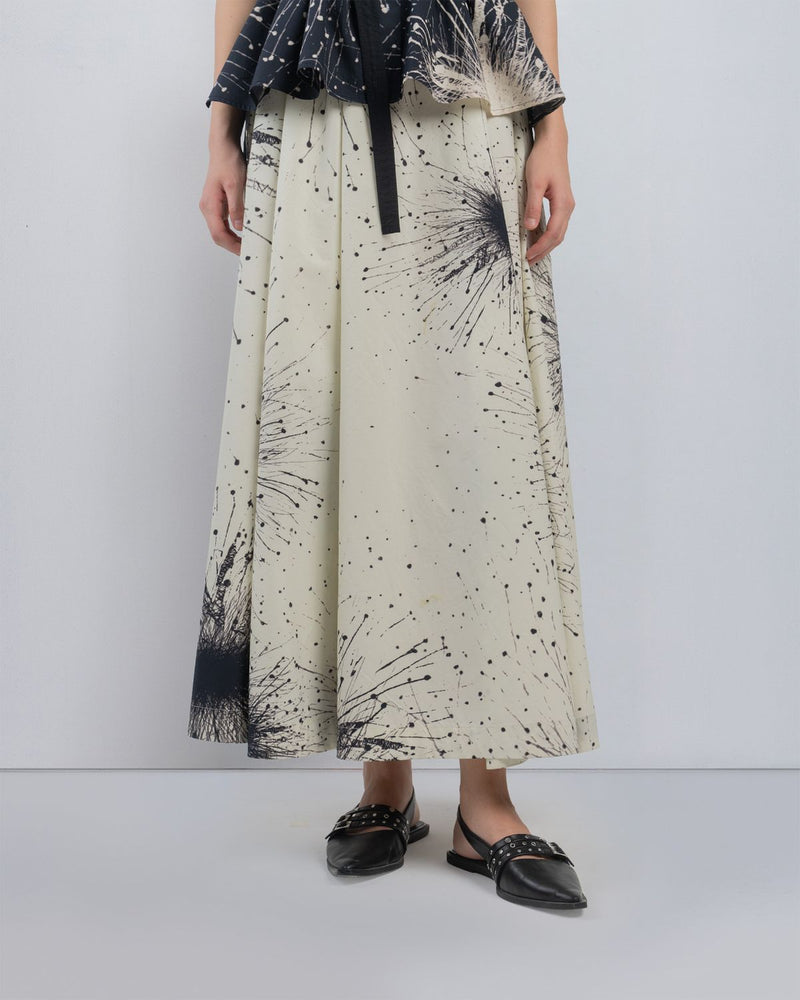 KIMONO LAYERED DRESS - Black + Ivory dress by Leh Studios in black for women in Singapore