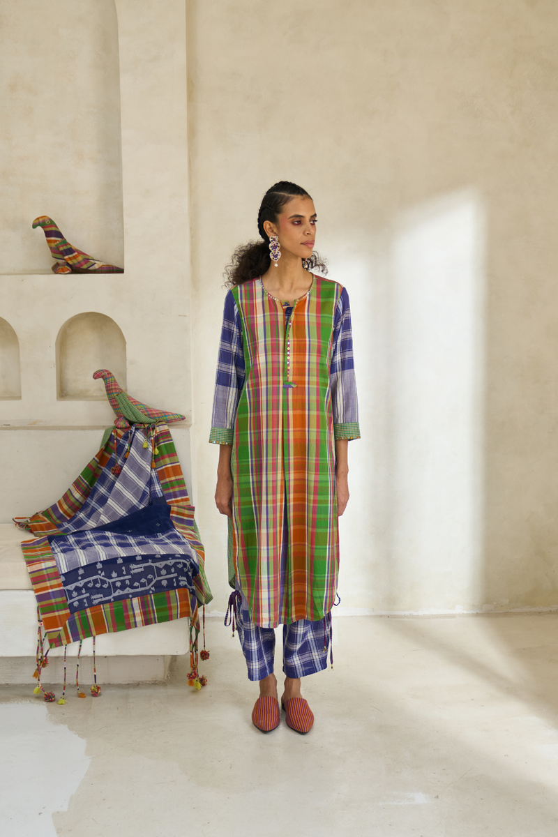 Kim Set cotton by SWATTI KAPOOR in multi color for women in Singapore