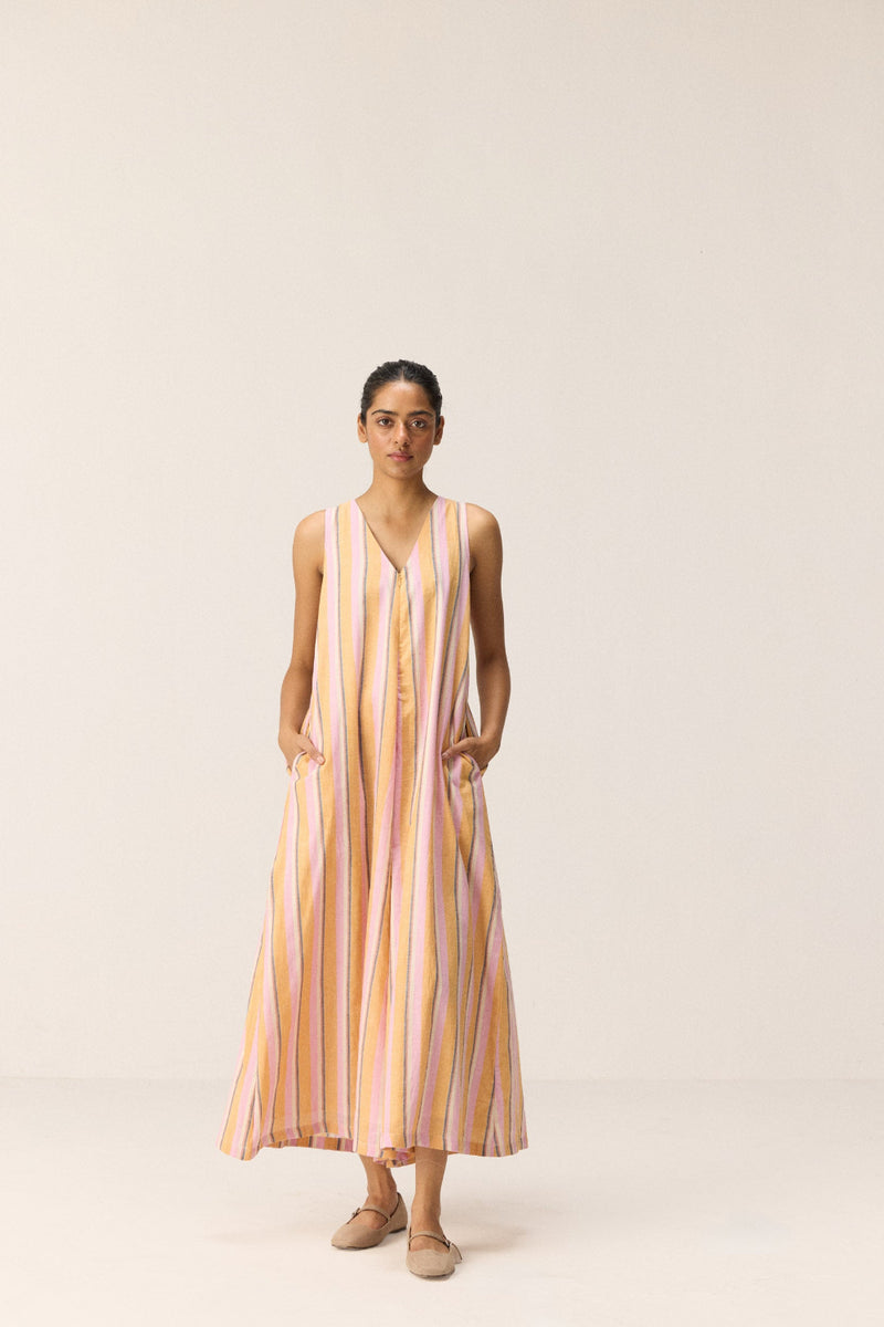 Mango Trail Jumpsuit mul by Khara Kapas in multi for women in Singapore