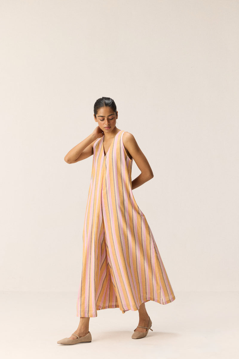 Mango Trail Jumpsuit mul by Khara Kapas in multi for women in Singapore