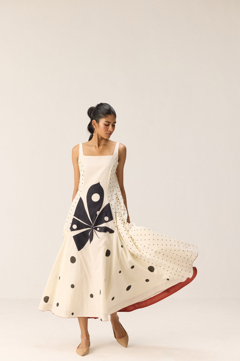 Eira Dress cotton by Khara Kapas in multi for women in Singapore