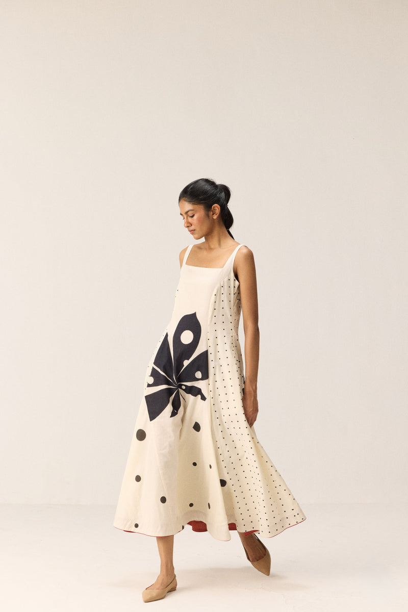 Eira Dress cotton by Khara Kapas in multi for women in Singapore