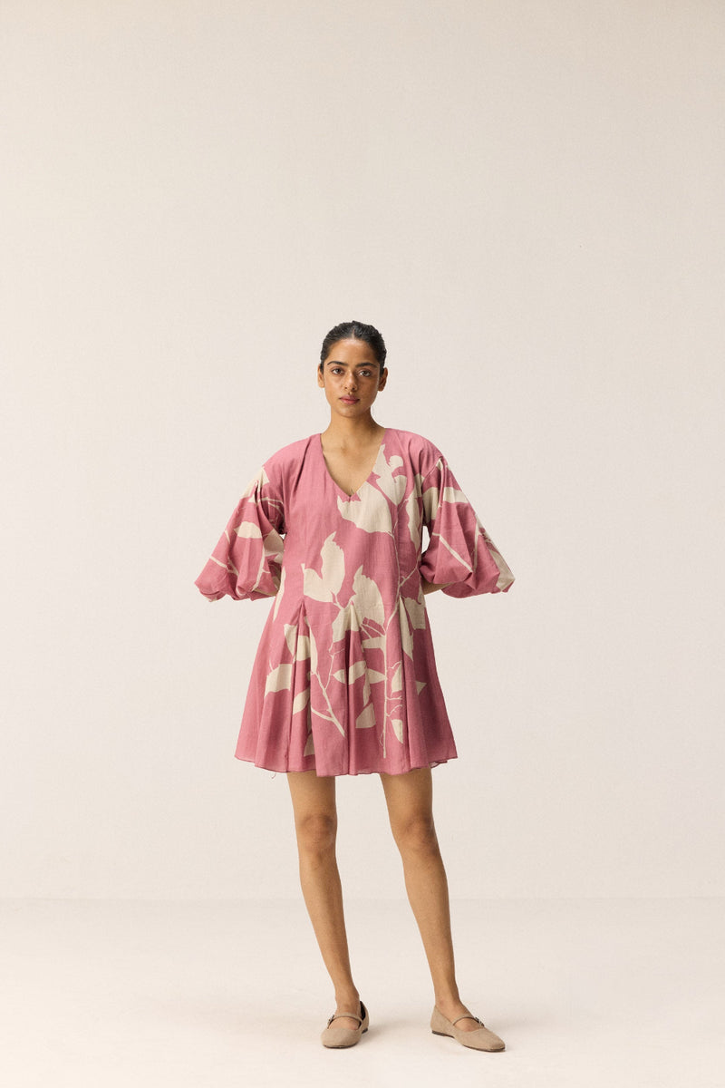 Lovespell Dress cotton by Khara Kapas in pink for women in Singapore