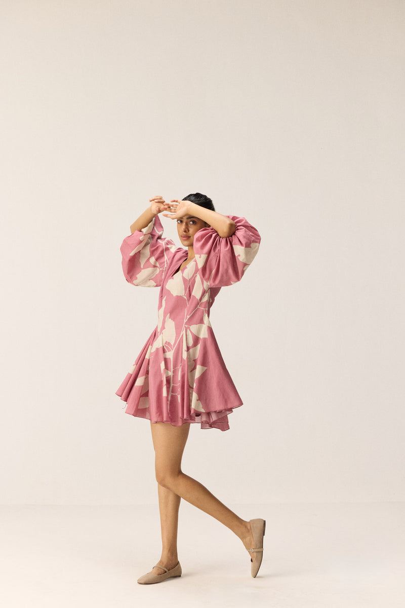 Lovespell Dress cotton by Khara Kapas in pink for women in Singapore