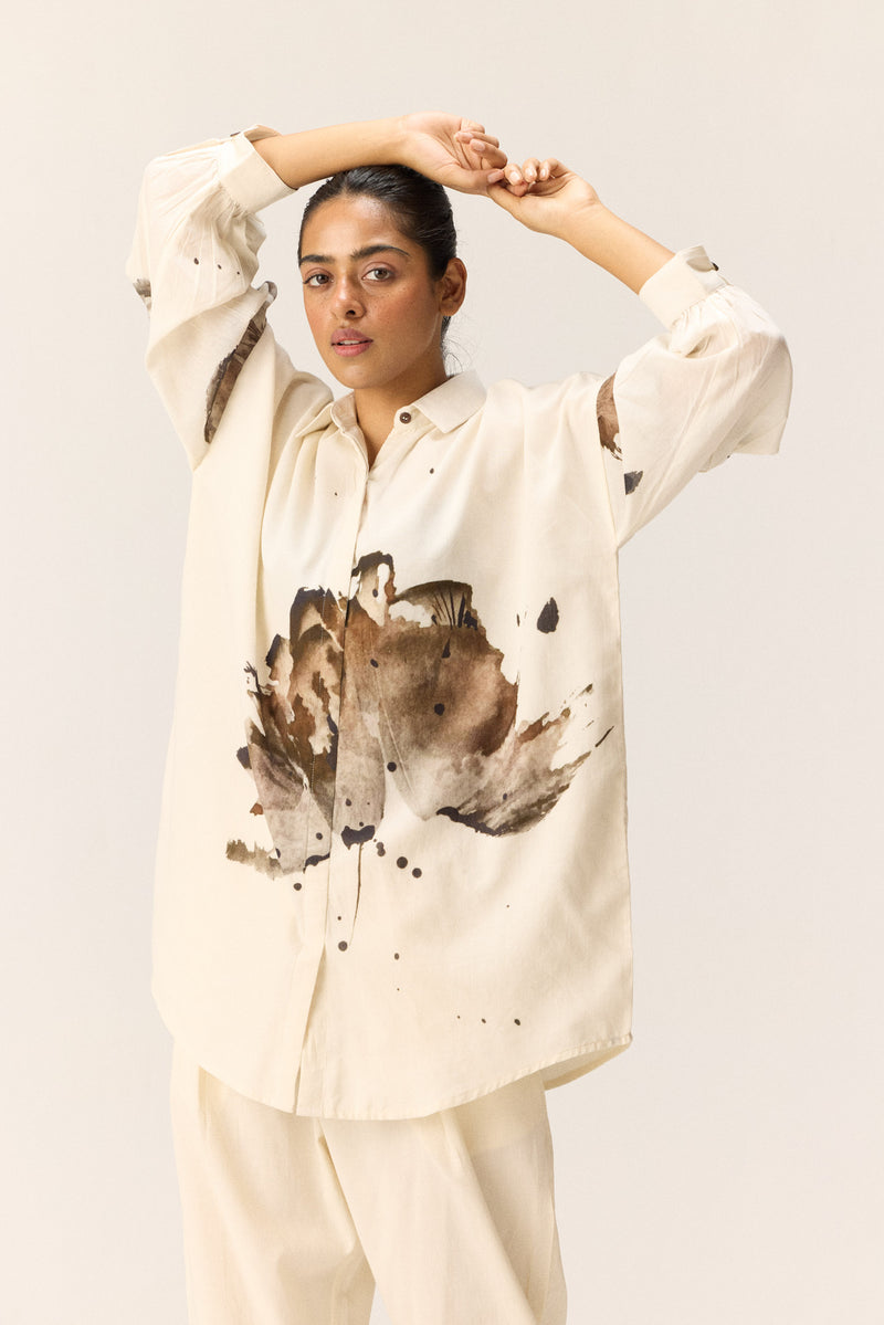 Sunpetal Set cotton by Khara Kapas in white for women in Singapore