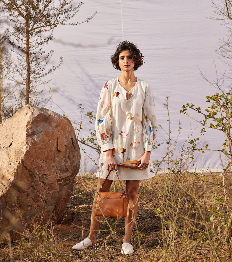 Aam panna cotton by Khara Kapas in white for women in Singapore