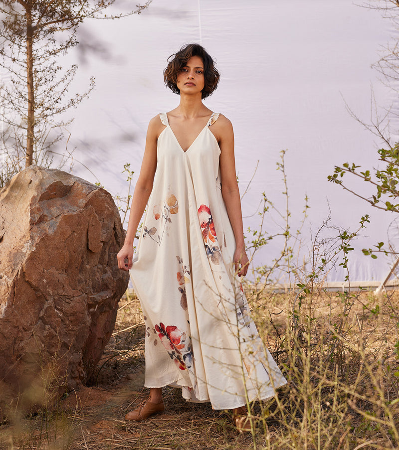 Wisteria cotton by Khara Kapas in white for women in Singapore