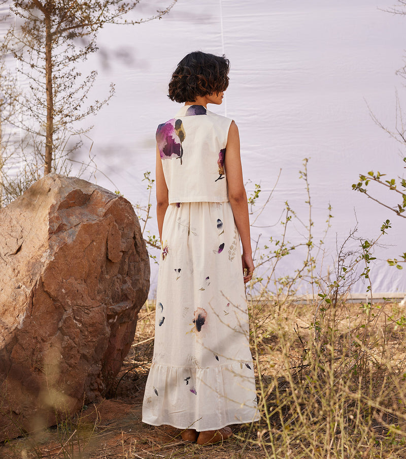 Rain forest cotton by Khara Kapas in white for women in Singapore