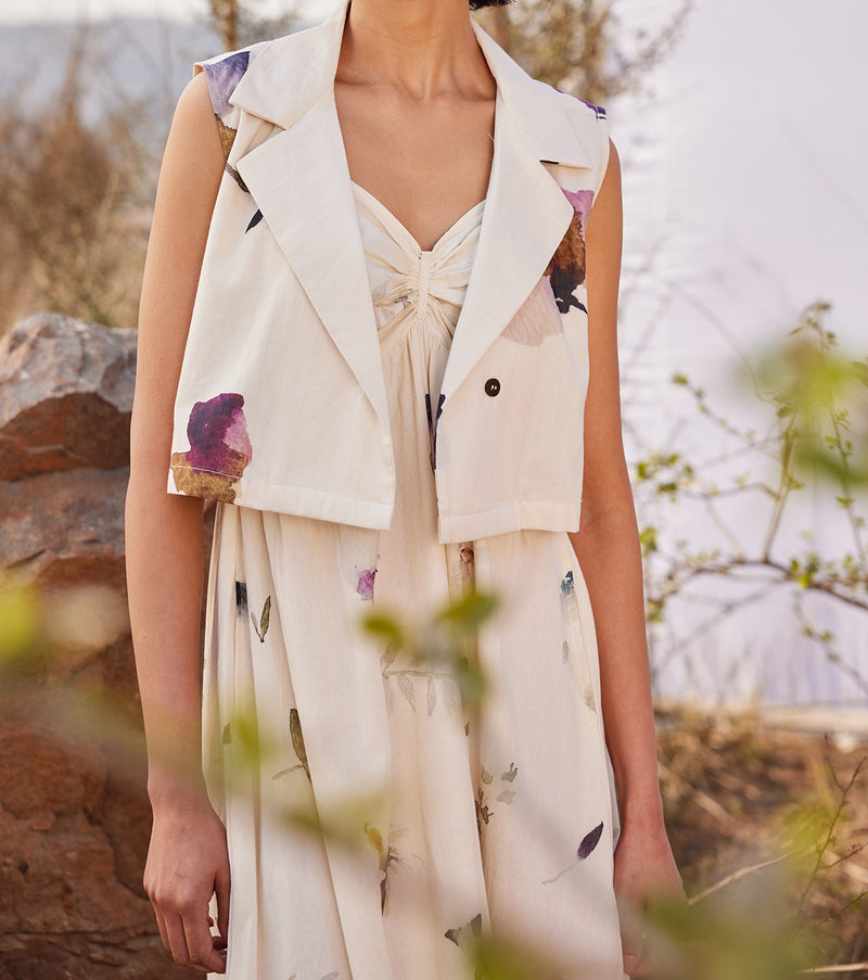 Rain forest cotton by Khara Kapas in white for women in Singapore