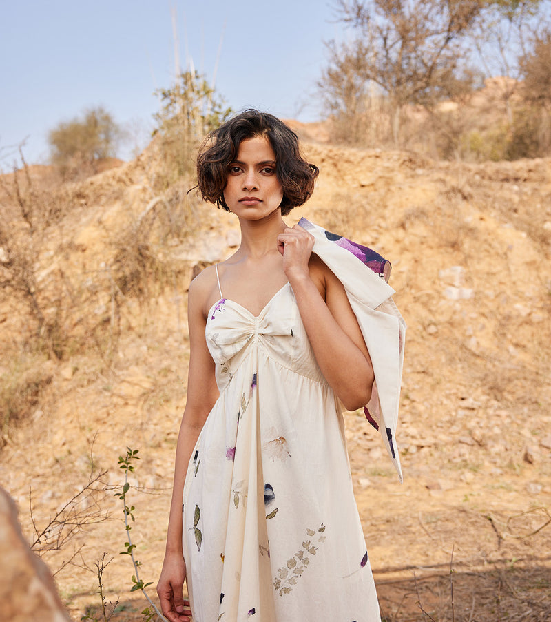 Rain forest cotton by Khara Kapas in white for women in Singapore