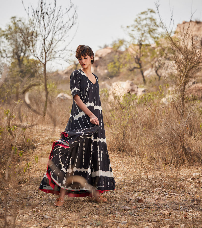 Kala Shahad cotton by Khara Kapas in black for women in Singapore