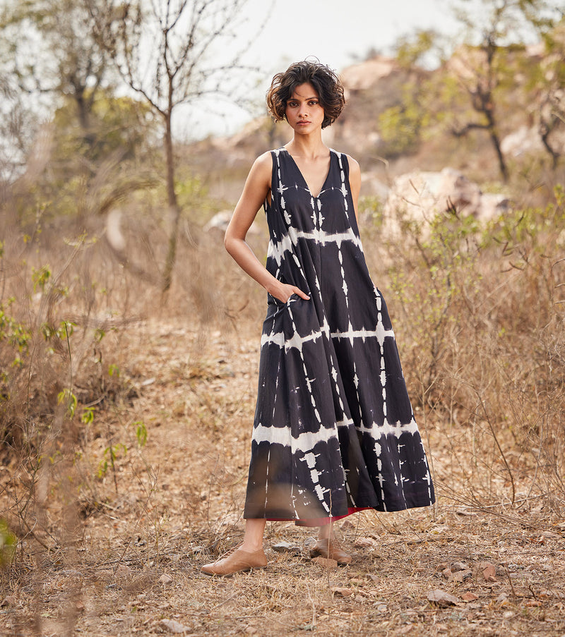 Black forest Jumpsuit cotton by Khara Kapas in black for women in Singapore