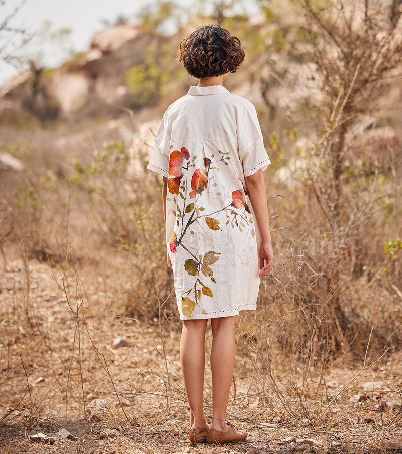 Sino Flora cotton by Khara Kapas in white for women in Singapore