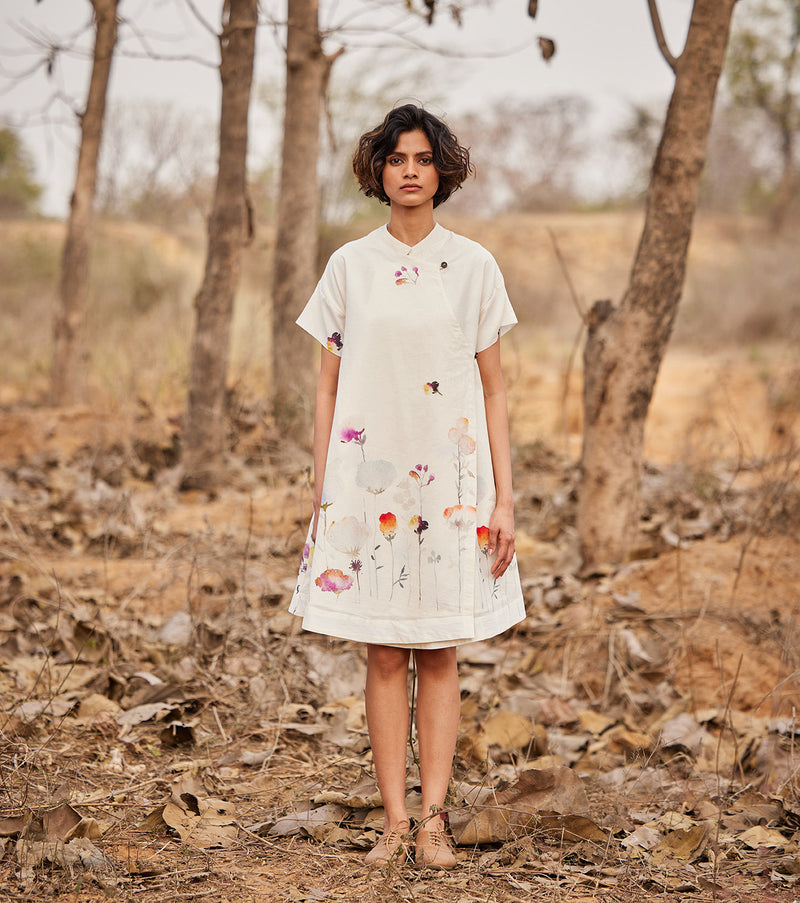 Hortensia cotton by Khara Kapas in white for women in Singapore
