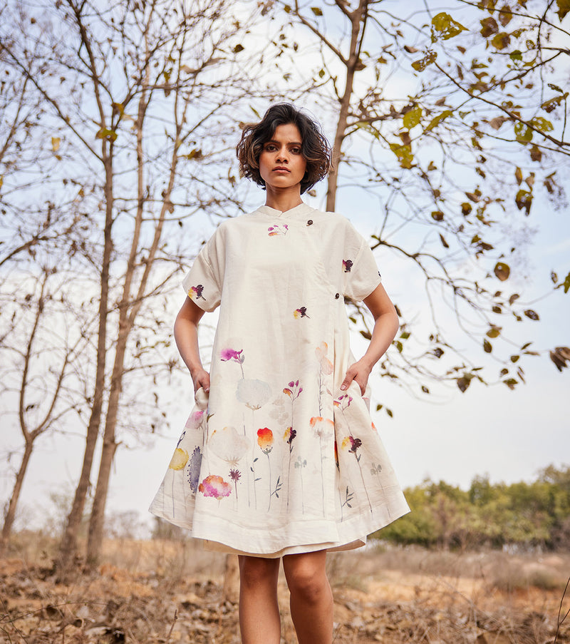 Hortensia cotton by Khara Kapas in white for women in Singapore