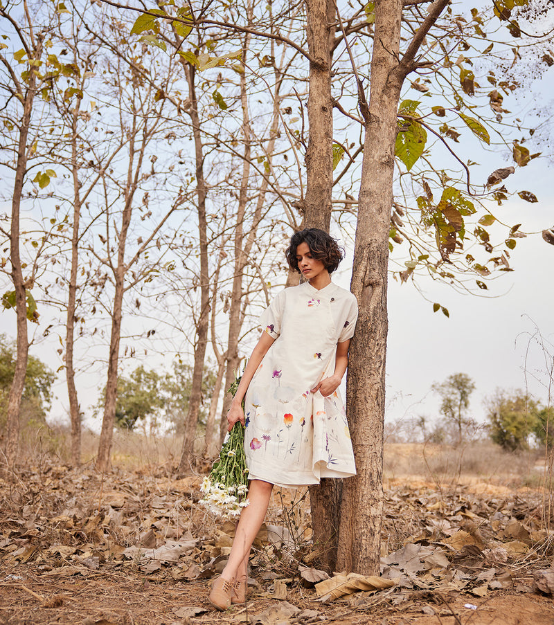 Hortensia cotton by Khara Kapas in white for women in Singapore