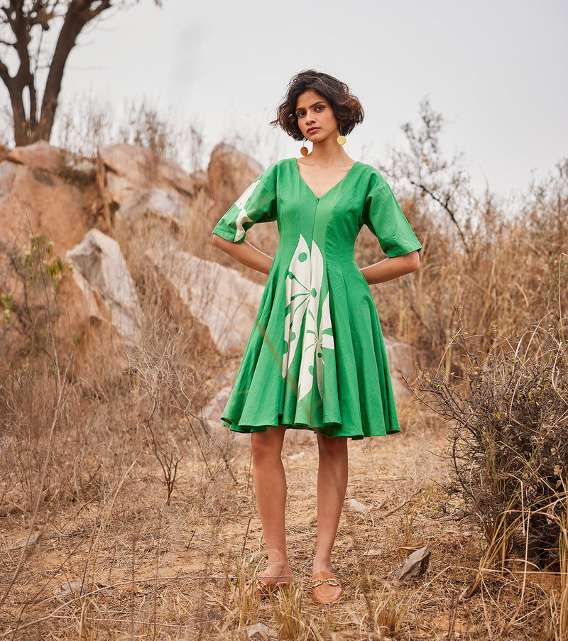 Dianthus cotton by Khara Kapas in green for women in Singapore