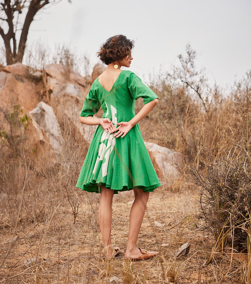 Dianthus cotton by Khara Kapas in green for women in Singapore