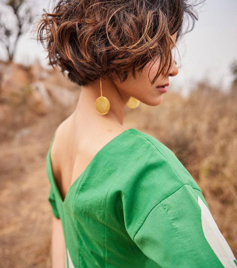 Dianthus cotton by Khara Kapas in green for women in Singapore