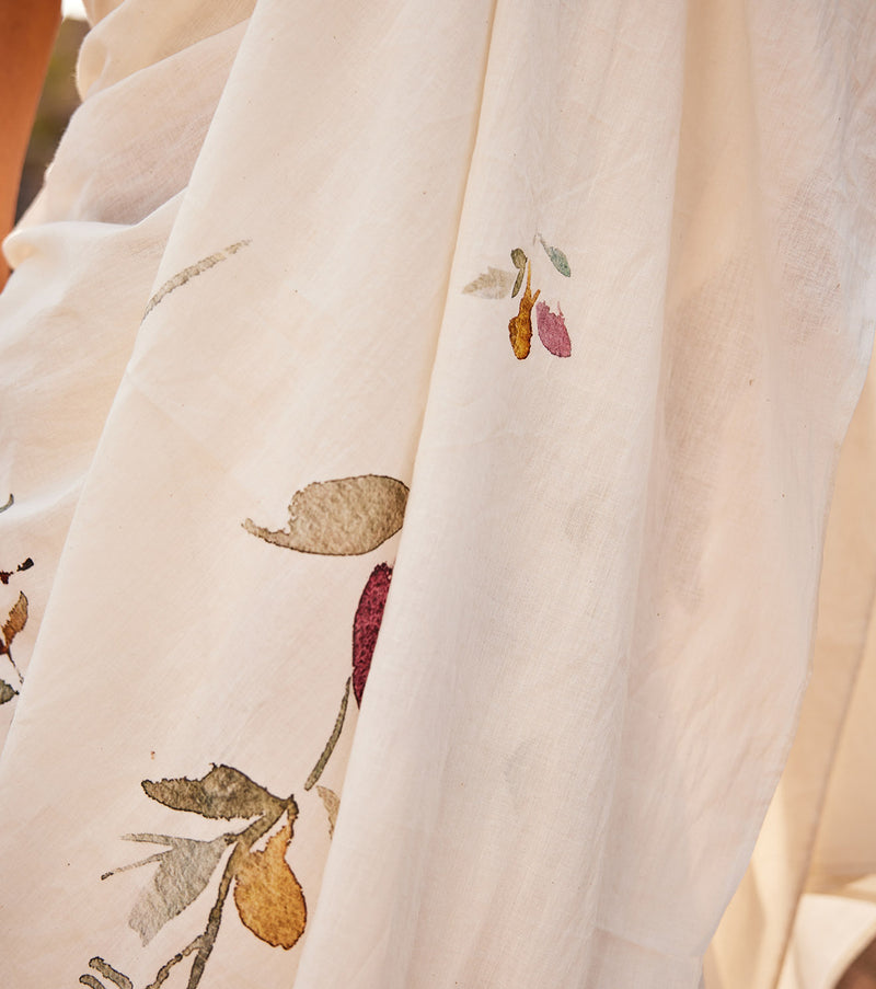Ketaki Saree cotton by Khara Kapas in white for women in Singapore