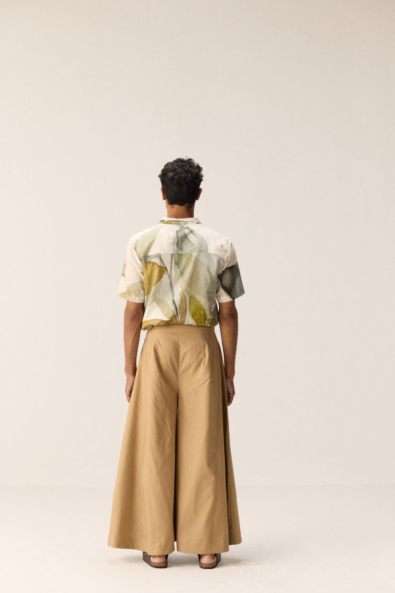 Sand Drift Pants oxford by Khara Kapas Men in beige for men in Singapore
