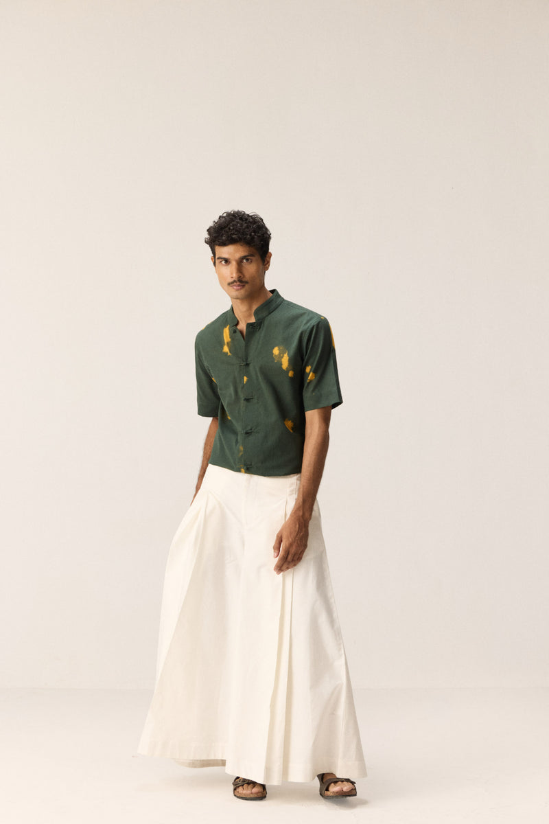 Snow Drift Trousers oxford by Khara Kapas Men in white for men in Singapore