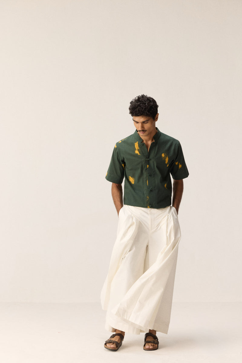 Snow Drift Trousers oxford by Khara Kapas Men in white for men in Singapore