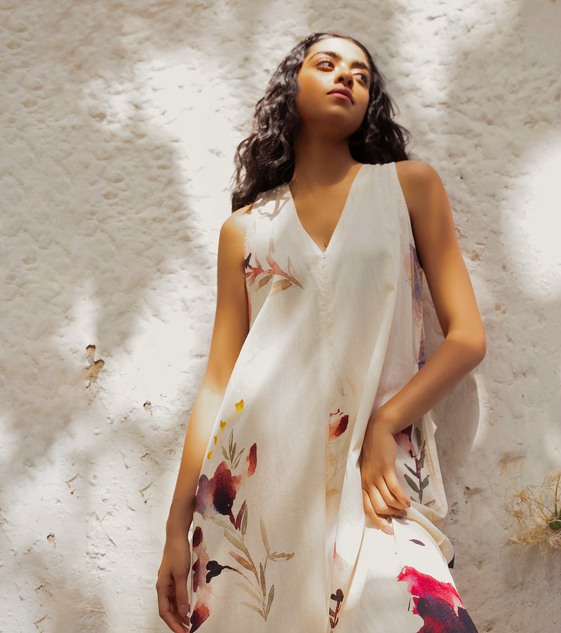 Teen Spirit Jumpsuit cotton by Khara Kapas in white for women in Singapore