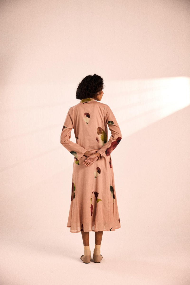Pastel dreams Dress by Khara Kapas in pink for women in Singapore