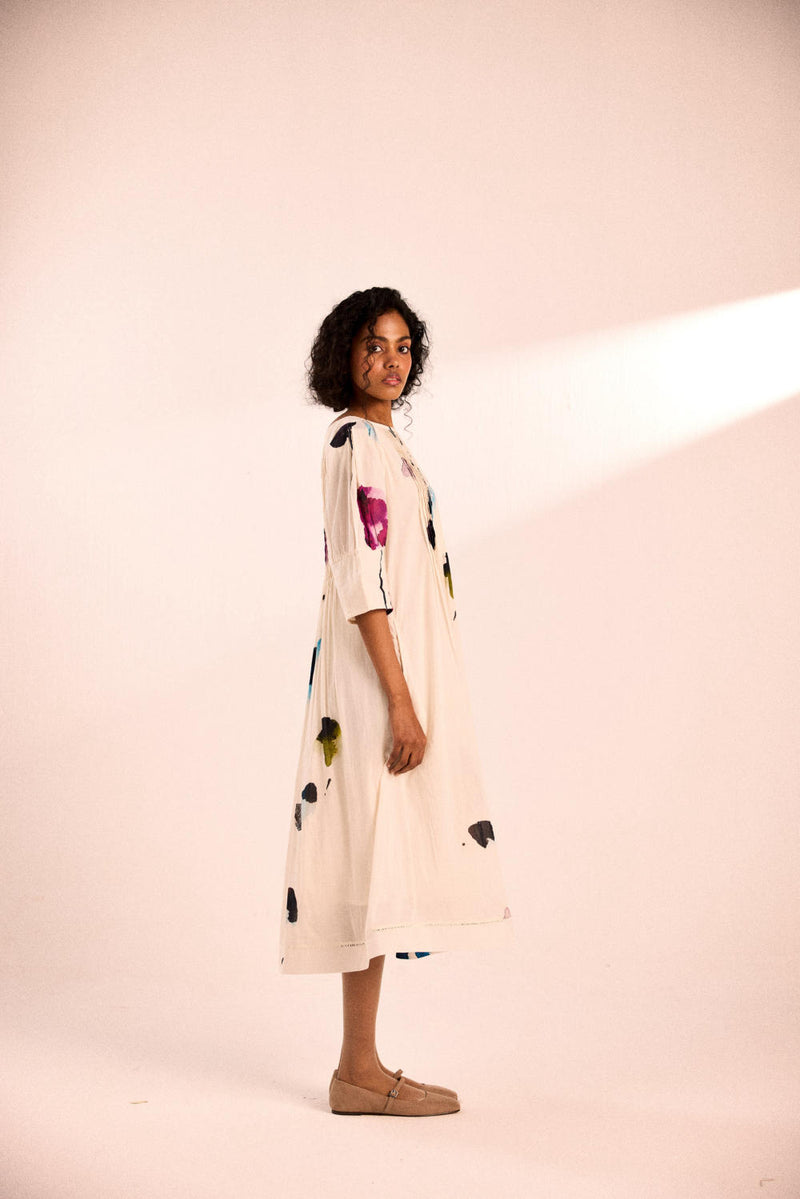 Alabaster dress by Khara Kapas in white for women in Singapore