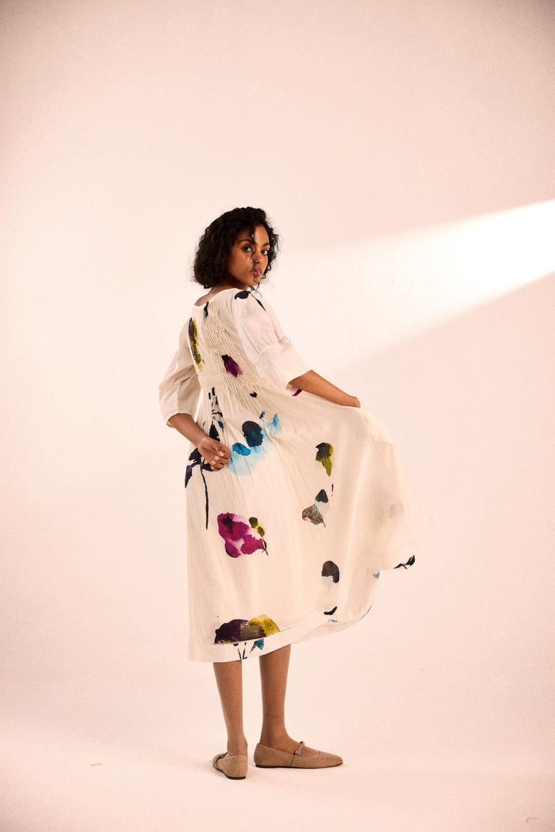 Alabaster dress by Khara Kapas in white for women in Singapore