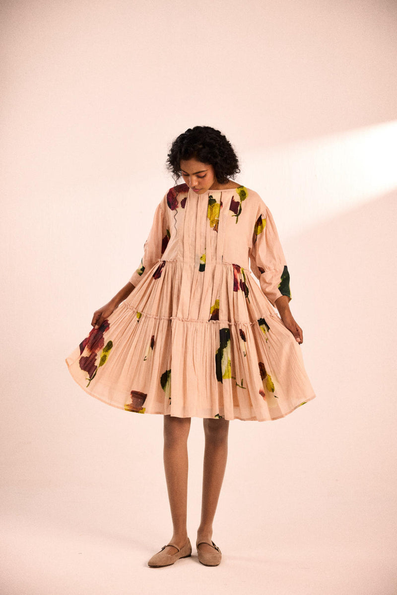 Blush flora by Khara Kapas in pink for women in Singapore