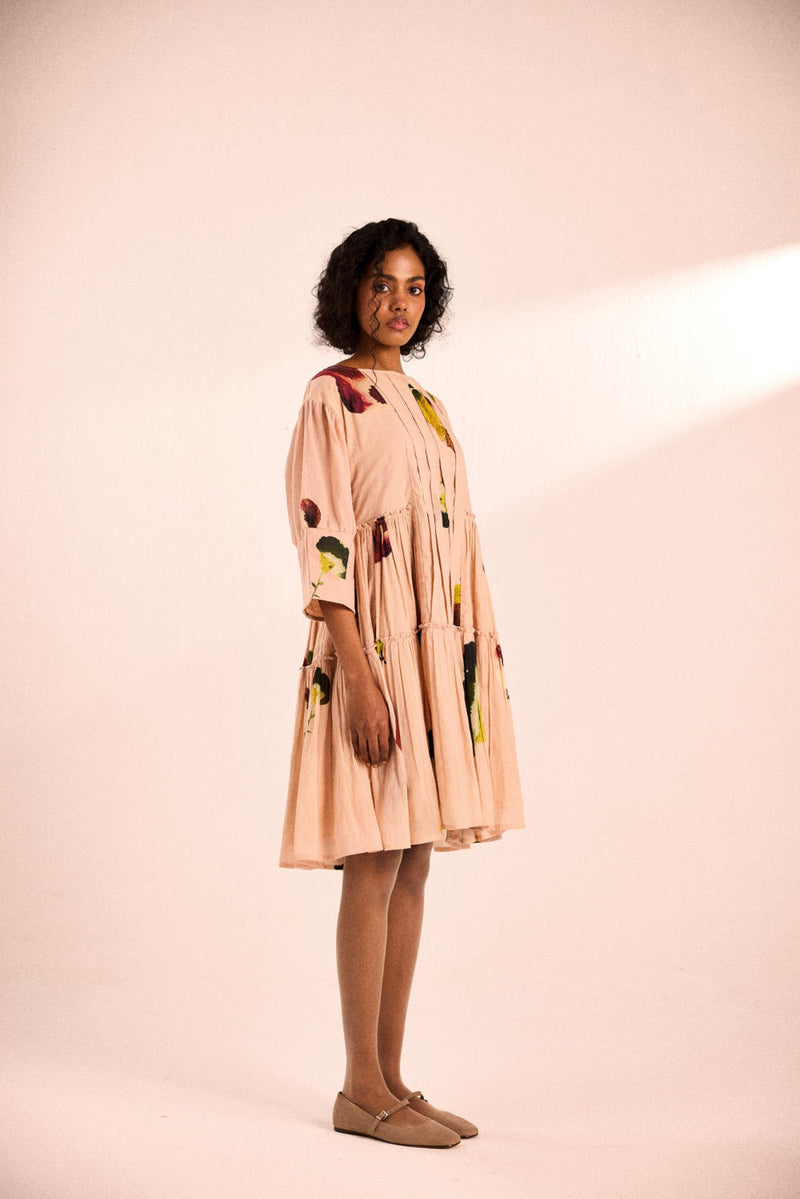 Blush flora by Khara Kapas in pink for women in Singapore