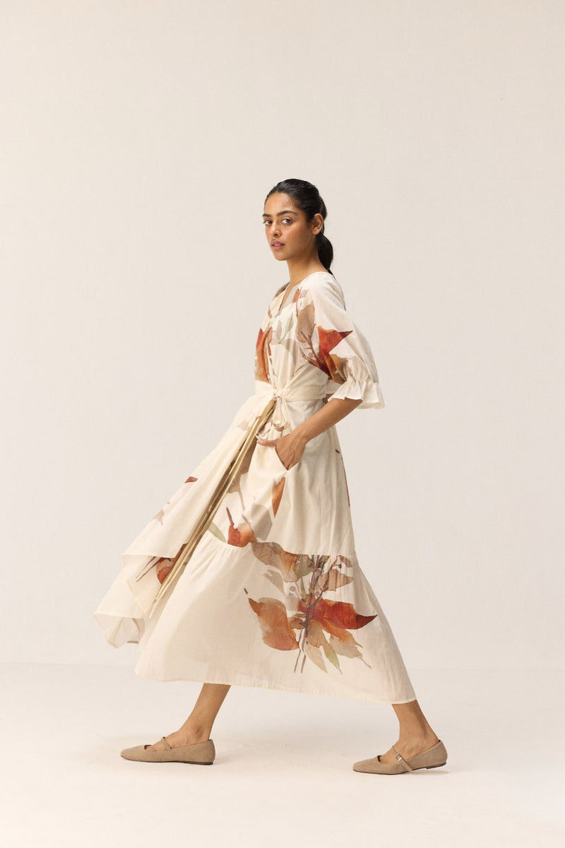 Falling Grace mul dress by Khara Kapas in multicolor for women in Singapore