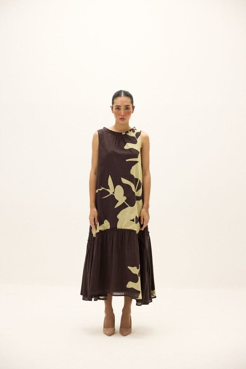 Bison Dress mul by Khara Kapas in multi for women in Singapore