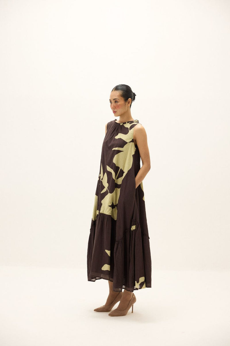 Bison Dress mul by Khara Kapas in multi for women in Singapore