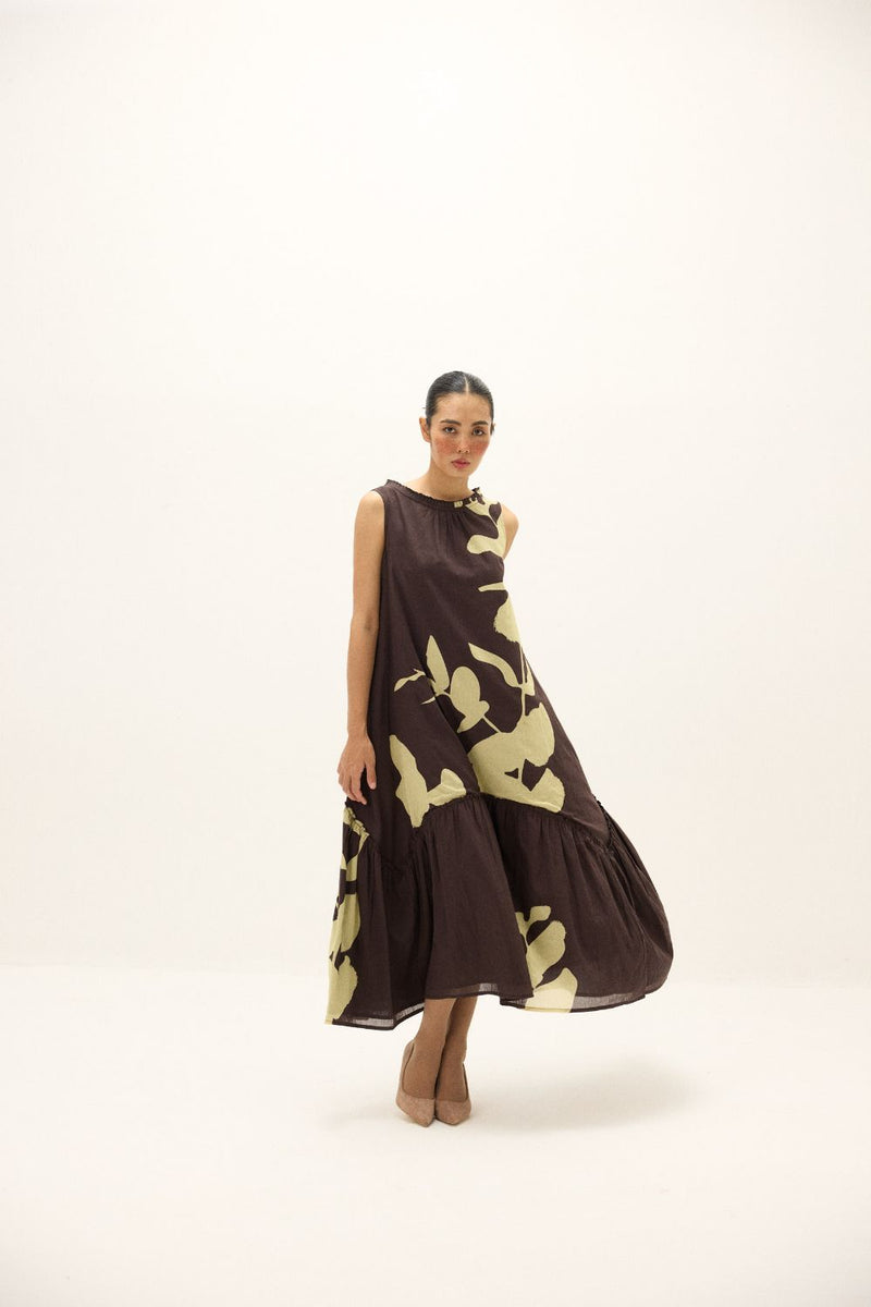 Bison Dress mul by Khara Kapas in multi for women in Singapore