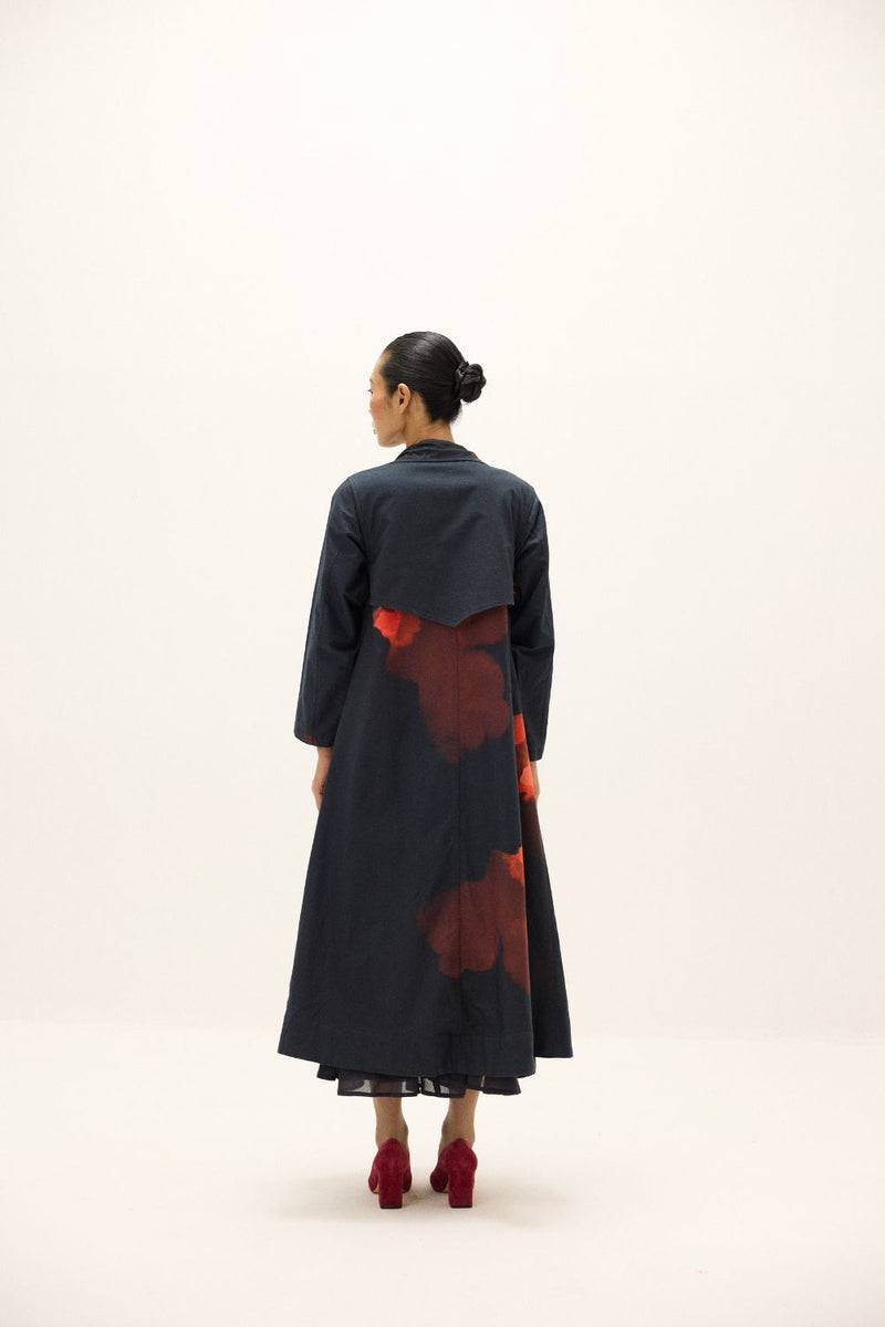 Rouge Trench Coat mul by Khara Kapas in multi for women in Singapore
