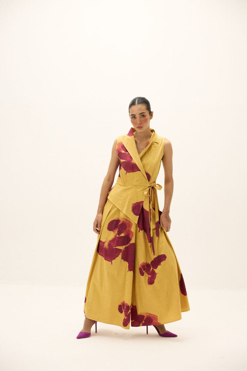 Como Jumpsuit poplin by Khara Kapas in multi for women in Singapore