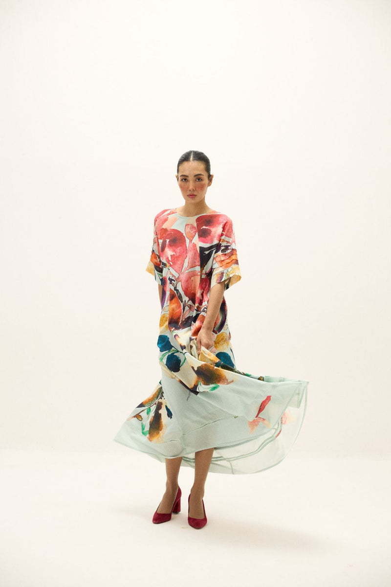 Valencia Dress mul by Khara Kapas in multi for women in Singapore